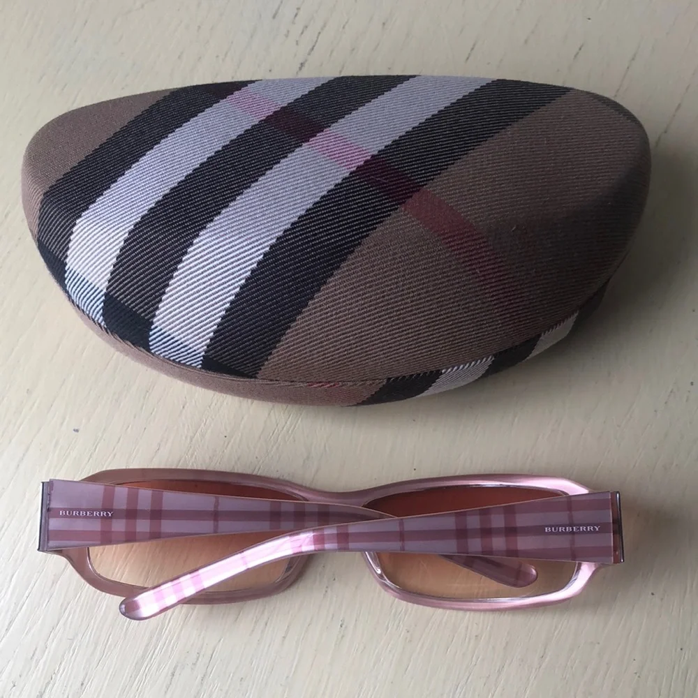 Burberry Pink Plaid Sunglasses - Picture 2 of 9